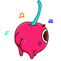Telegram sticker 🌈 Cherry CTO @HotCherryTG