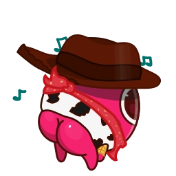 Telegram sticker 🤠 Cherry CTO @HotCherryTG