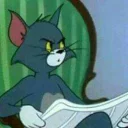 Telegram sticker 🤨 Tom and others by Alhassn&Mohamed