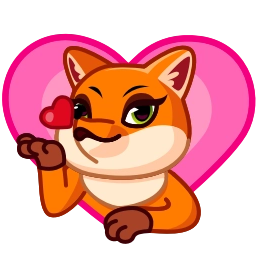 Sticker 😘 @FoxKe :: @fStikBot