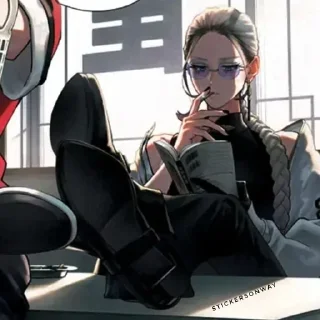 Sticker 🌟 𝐊 🟣 @TwinCurl