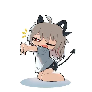 Telegram sticker 🥱 Wuwa cute