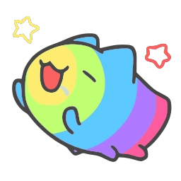 Telegram sticker 🌈 ミドリ専用(Animated)