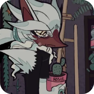 Telegram sticker 😔 valkoinenfish on twi| @Zephyryho