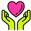 Video sticker 😀 Pink Emoji