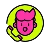 Sticker 😀 Pink Emoji