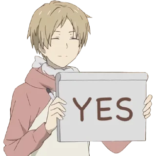 Telegram sticker 👍 Natsume Yuujinchou • @tsuuii