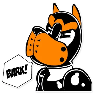 Video sticker 🗣 Rubber TheNibbles - Orange Edition
