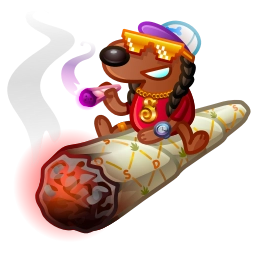 Sticker 🎁 Snoop Cigar by @GiftChanges