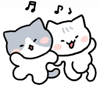 Телеграм стикер 🎶 𓆩 коти (мы!) | ➩ tg: @wexsavi 🐾