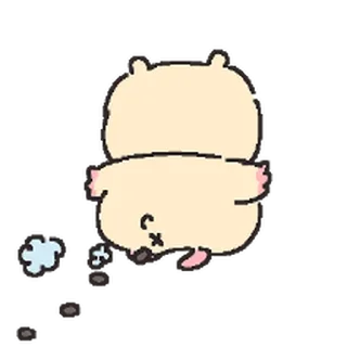 Telegram sticker ⭐ 우당탕탕 햄쓱이 @moe_sticker_bot