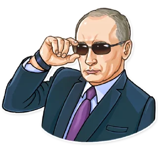 Telegram stiker 😎 Putin