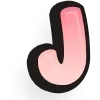 Video sticker 🔤 Pink ABC ➤ @emoj...