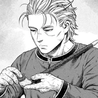 Telegram sticker 🤩 Thorfinn @sekai_sticker2