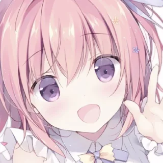 Telegram sticker 👋 няшечки