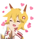 Sticker ❤️ @GIFSTIKI анимешные тян :: @fStikBot