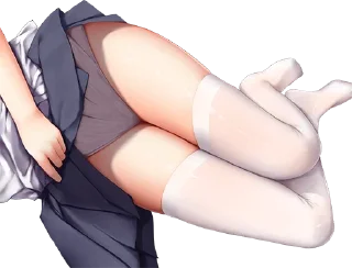 Telegram sticker 🖤 18+ hentai @xvieravelyn