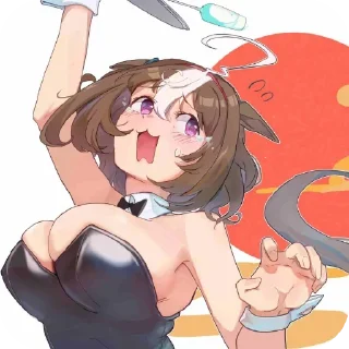 Video sticker 😨 Meisho Doto @umamusume_stickers