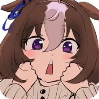 Telegram sticker 🤩 Meisho Doto @umamusume_stickers