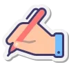 Sticker ✍️ Emojis by @Sharipov_1506