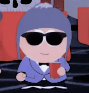 Telegram sticker 😎 craig tucker :: @fStikBot