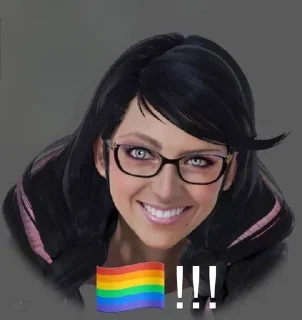 Telegram sticker 🏳️‍🌈 Байонетточка (pack 3 by pliv.pley)