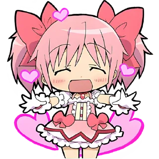 Telegram sticker 😍 Маги Мадокс @Nyasticks
