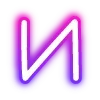 Video sticker 🔠 neon letters 6 of ...