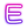 Video sticker 🔠 neon letters 6 of ...