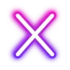 Sticker 🔠 neon letters 6 of 8 @cute_enot_art