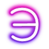 Sticker 🔠 neon letters 6 of 8 @cute_enot_art