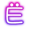 Video sticker 🔠 neon letters 6 of ...
