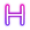 Sticker 🔠 neon letters 6 of 8 @cute_enot_art