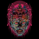 Telegram sticker 💀 TK dark