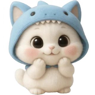 Telegram sticker 🤗 Пушистый Акулёнок @Nyasticks