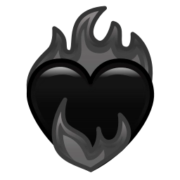 Sticker 🖤 Black Emoji @TgEmodziBot