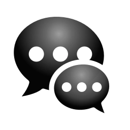 Sticker 💬 Black Emoji @TgEmodziBot