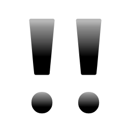 Sticker ‼️ Black Emoji @TgEmodziBot