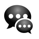 Video sticker 💬 Black Emoji @TgEmo...