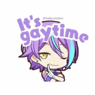Telegram sticker 💖 ◌⑅♡Rui Kamishiro♡⑅◌ @Blade_0w0 • @sticbot