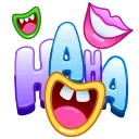 Telegram sticker 😂 Colorful Messages