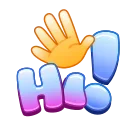Telegram sticker 👋 Colorful Messages