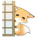 Telegram sticker 😢 Girly Fox Remastered