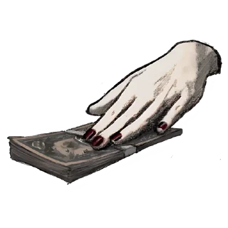 Телеграм стикер 💵 Грустная девочка @nyasticks