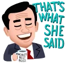 Sticker 😂 The Office