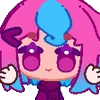 Video sticker 🌟 розовая ч�...