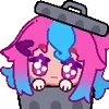 Video sticker 🌟 розовая ч�...