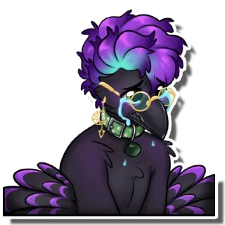 Telegram sticker 😢 TyraenTek