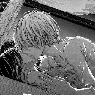 Телеграм стикер 🖤 Manga