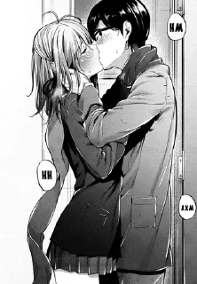 Телеграм стикер 🖤 Manga